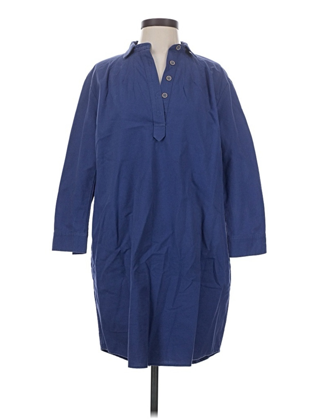 Tuckernuck Pomander Place Polly Dress Blue Button Up Size Medium